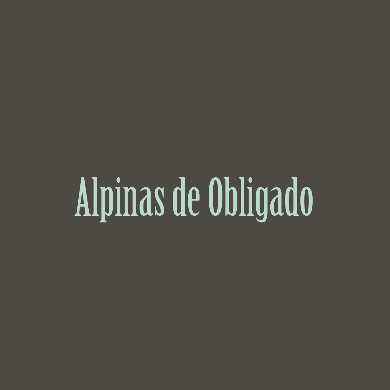 Alpinas de Obligado
