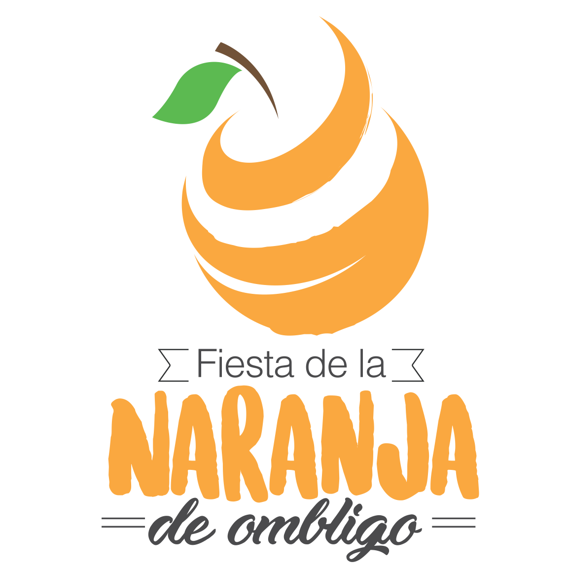 Logo de la fiesta de la naranja de ombligo