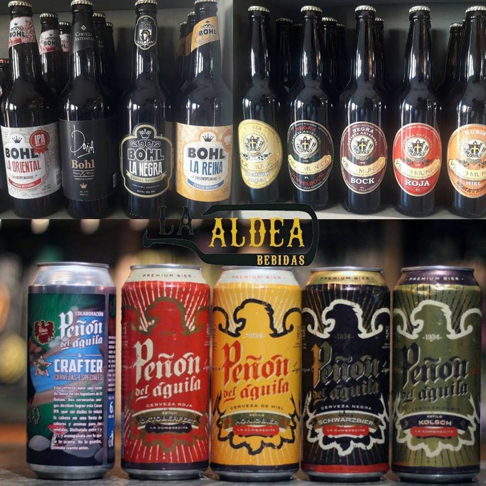 Cervezas artesanales de todos los orígenes.